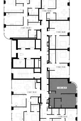1-комнатная, 452,6 м²